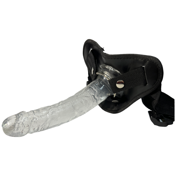 GDD Pasy strap-on z dildo seks proteza penisa uprząż sex gadżet dla par petting anal waginalny bezbarwny damskie gacie z chujem 1.png