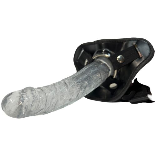 GDD Pasy strap-on z dildo seks proteza penisa uprząż sex gadżet dla par petting anal waginalny bezbarwny damskie gacie z chujem 16.png